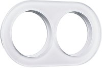 Рамка-ретро универсальная Werkel Favorit Runda 2-м. стекло белый